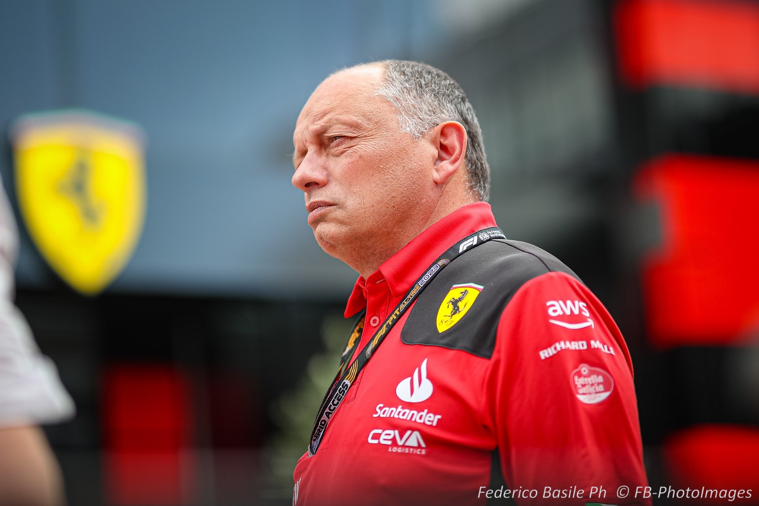 Frederic Vasseur Team Principal of the Scuderia Ferrari during the Hungarian GP, Budapest 20-23 July 2023 at the Hungaroring, Formula 1 World championship 2023.
