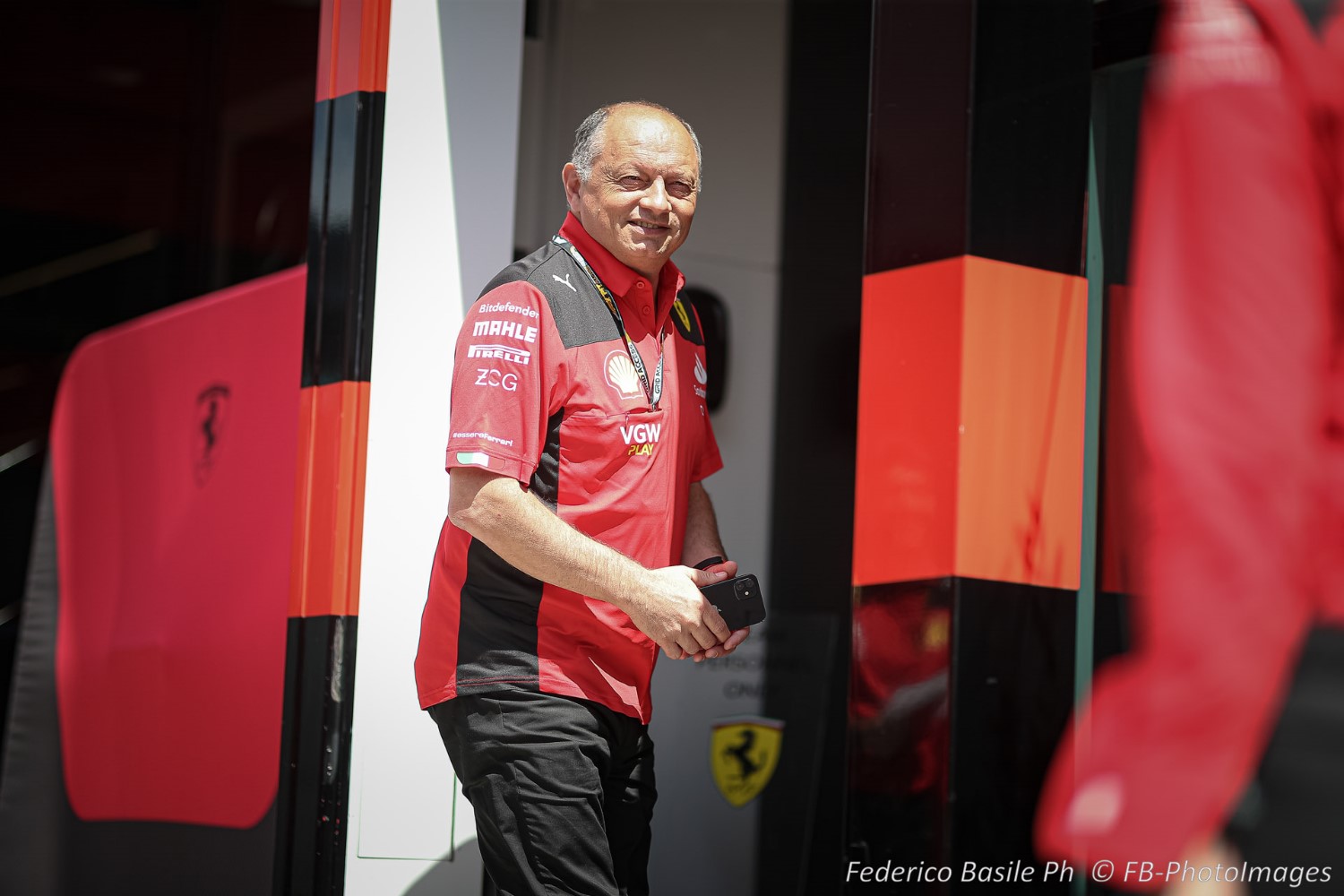 Frederic Vasseur Team Principal of the Scuderia Ferrari during the Hungarian GP, Budapest 20-23 July 2023 at the Hungaroring, Formula 1 World championship 2023.