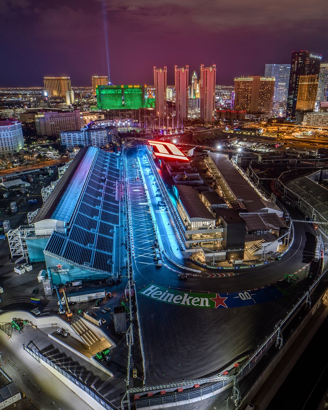 Las Vegas GP Paddock Building completed