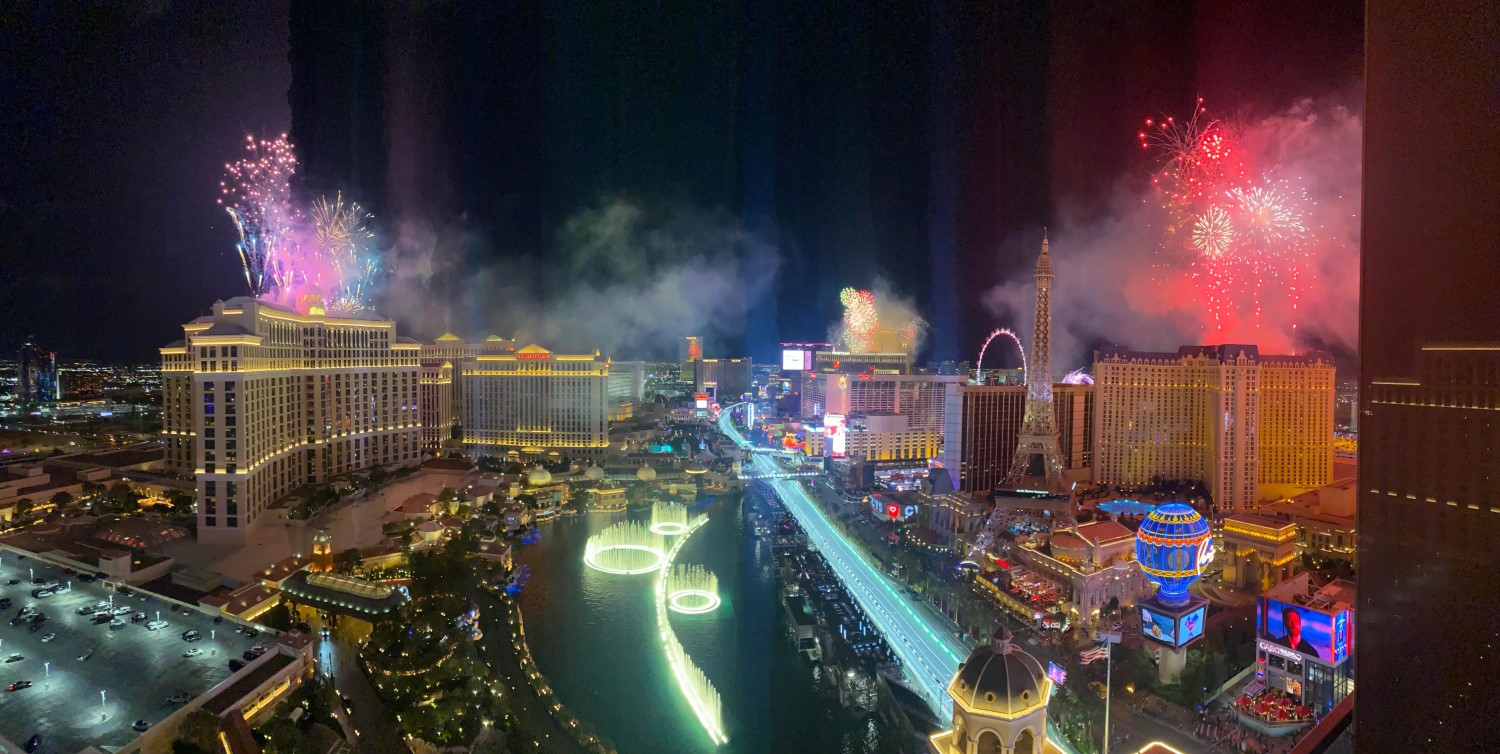 Las Vegas GP Post-Race Fireworks