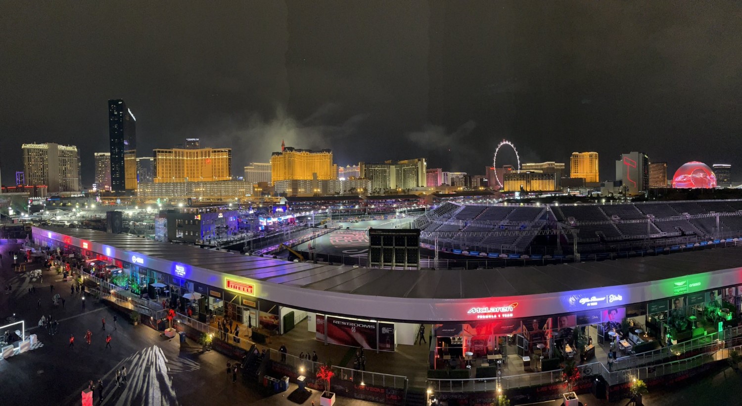 Las Vegas GP Paddock