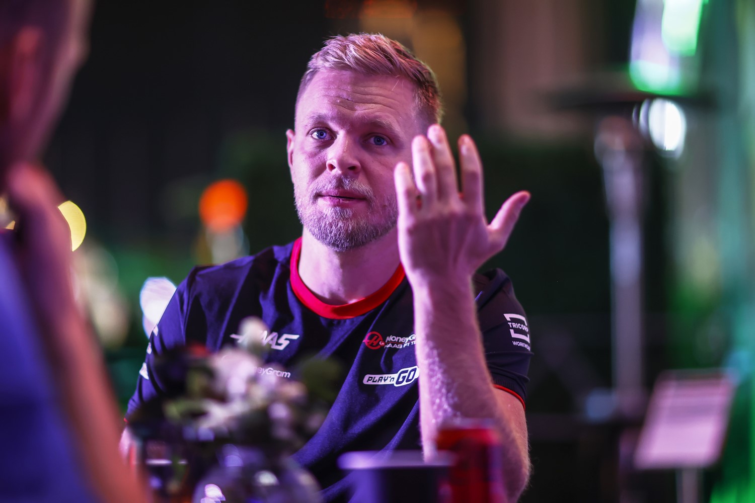 Kevin Magnussen, Haas F1 Team during the Las Vegas GP at Streets of Las Vegas on Wednesday November 15, 2023, United States of America. (Photo by Andy Hone / LAT Images)