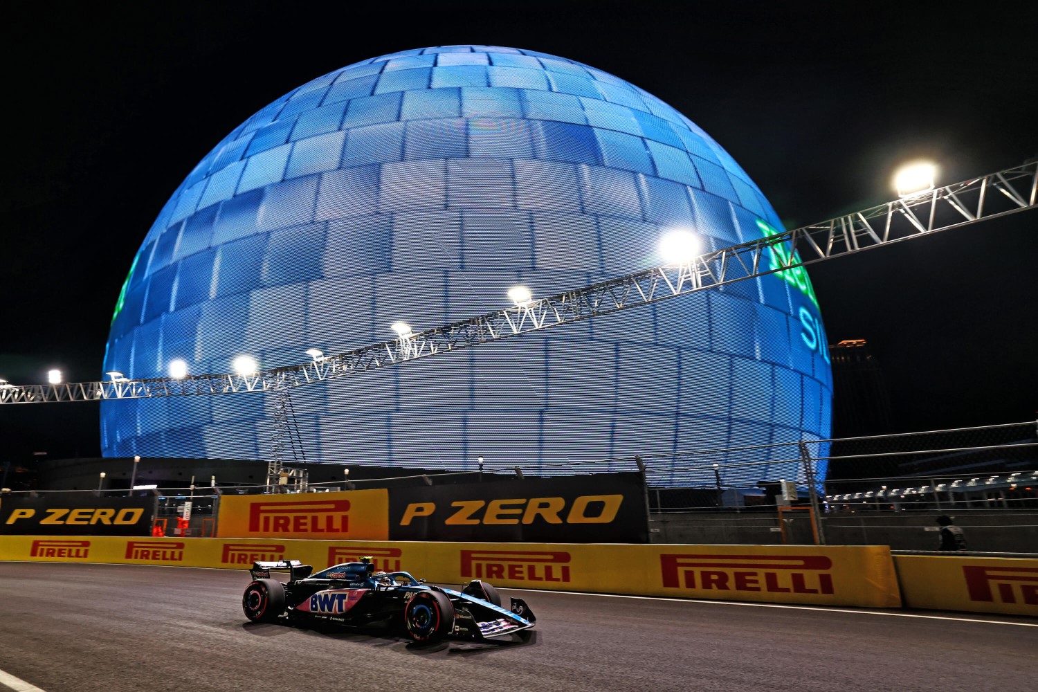 Pierre Gasly (FRA) Alpine F1 Team A523.  Formula 1 World Championship, Rd 22, Las Vegas Grand Prix, Thursday 16th November 2023. Las Vegas Strip Circuit, Las Vegas, Nevada, USA.