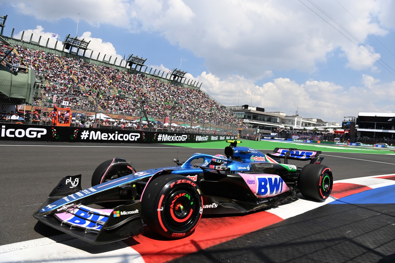 Jack Doohan, Alpine A523 during the Mexico City GP at Autodromo Hermanos Rodriguez on Friday October 27, 2023 in Mexico City, Mexico. (Photo by Mark Sutton / LAT Images)