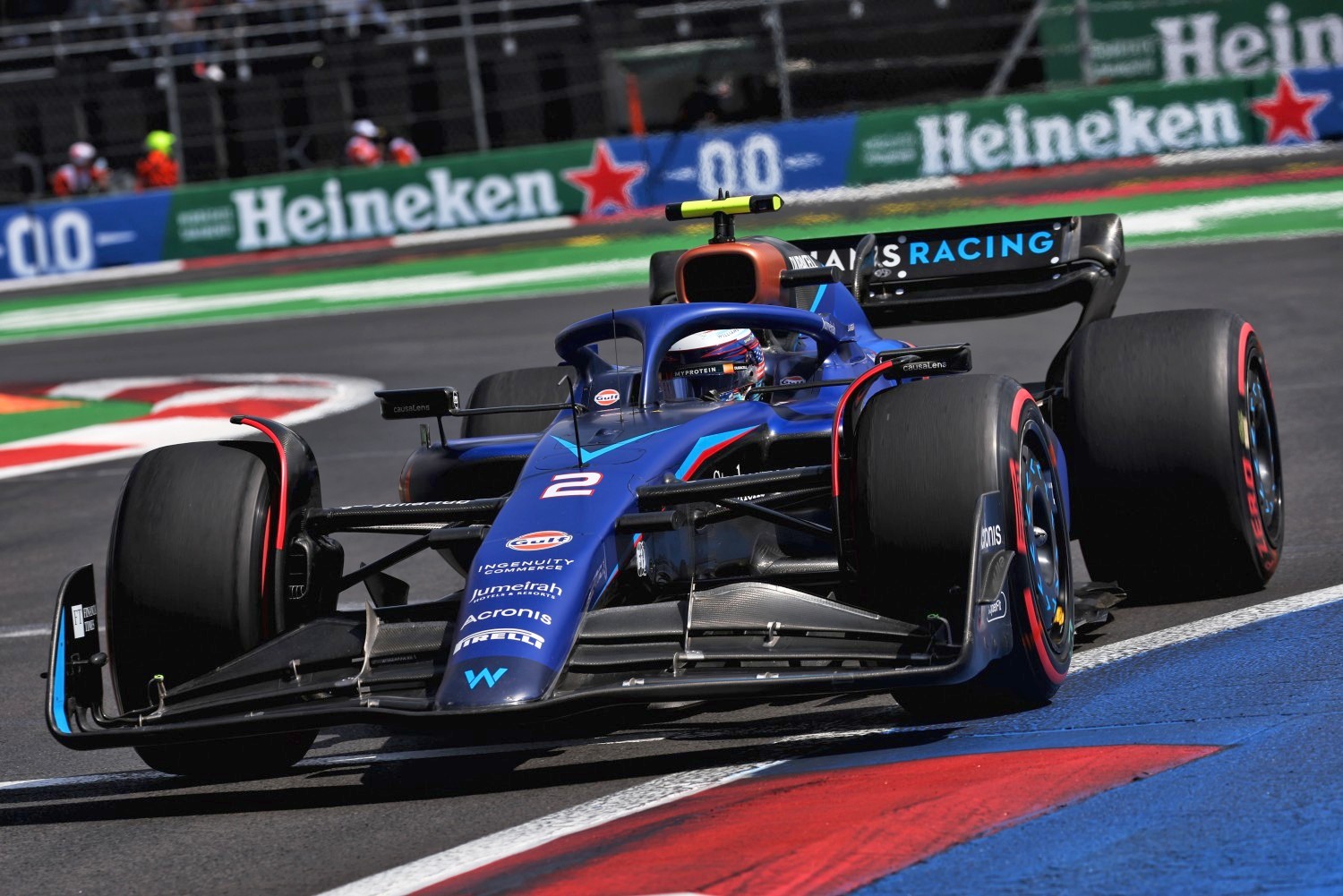 Logan Sargeant (USA) Williams Racing FW45. Formula 1 World Championship, Rd 20, Mexican Grand Prix, Friday 27th October 2023. Mexico City, Mexico.