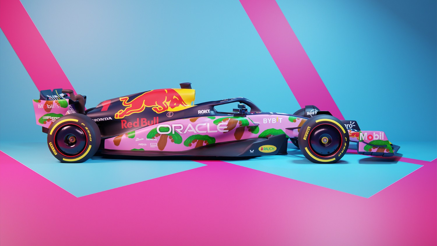F1 Red Bull share eyecatching liveries for Miami GP