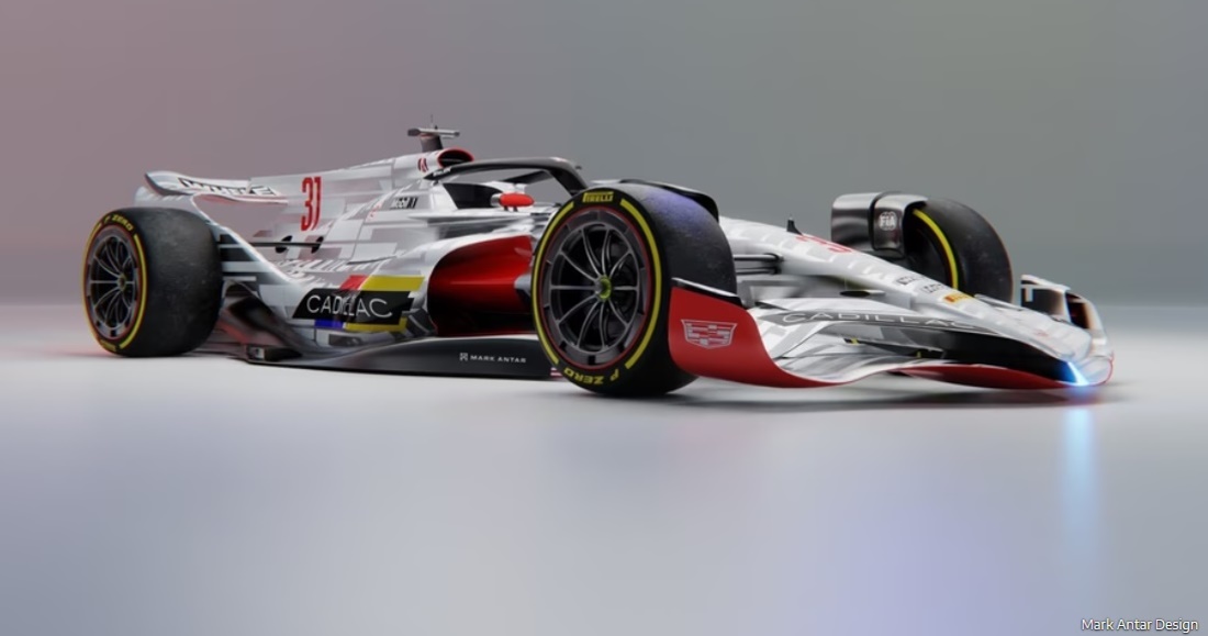 For the new 2026 generation F1 cars, low drag plays a bigger role. Mark Antar Rendering