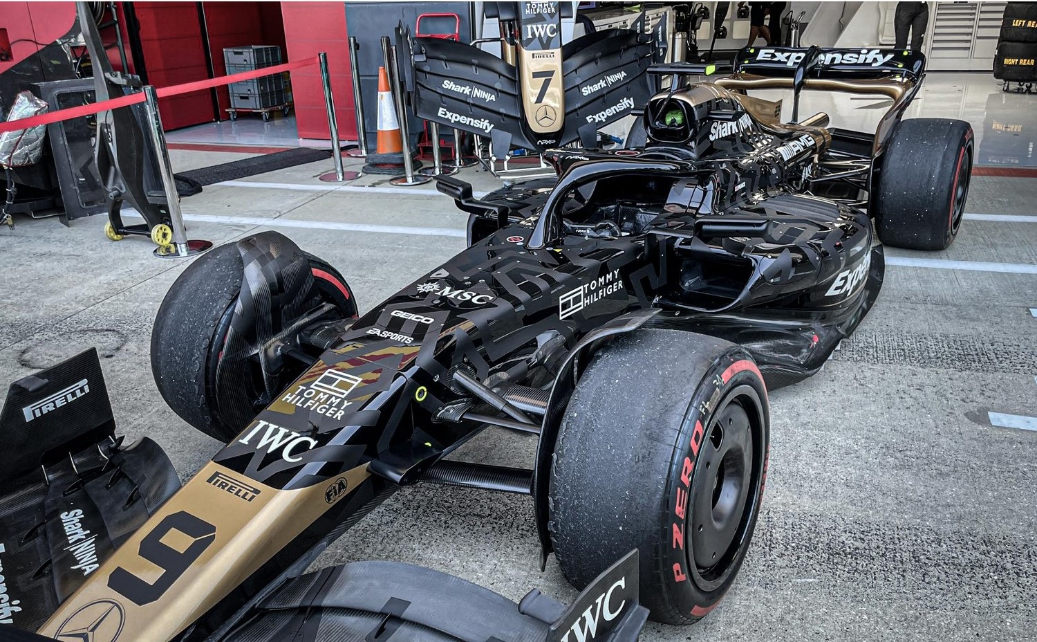 Brad Pitt's car in F1 movie Apex