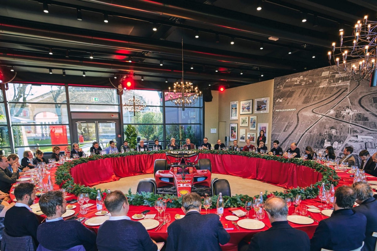 Ferrari annual Christmas Lunch. Photo by Ferrari