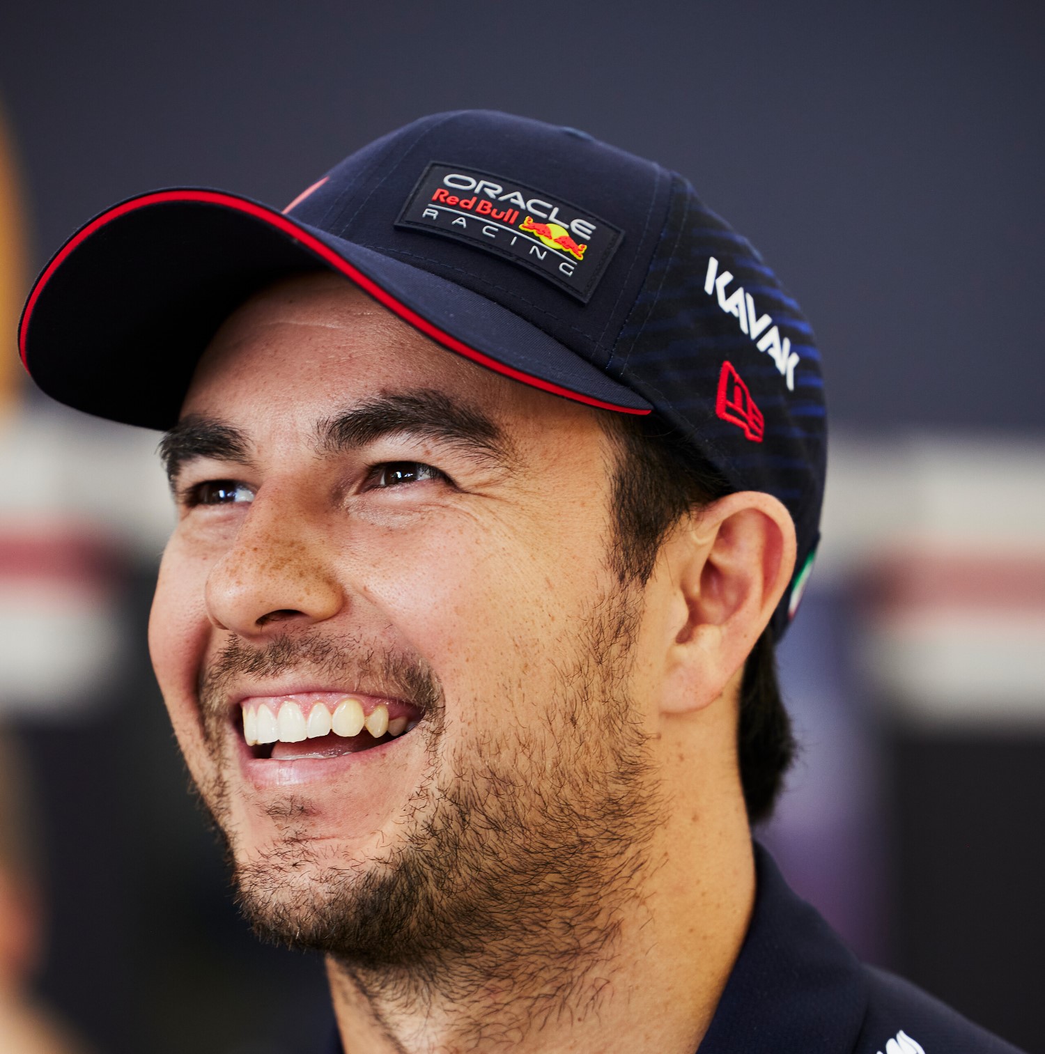 A smiling Sergio "Checo" Perez 