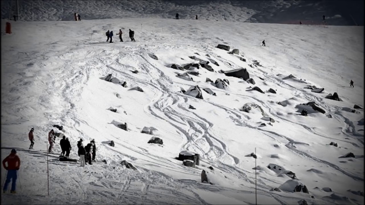 Reports are that Michael Schumacher's head hit one of these rocks