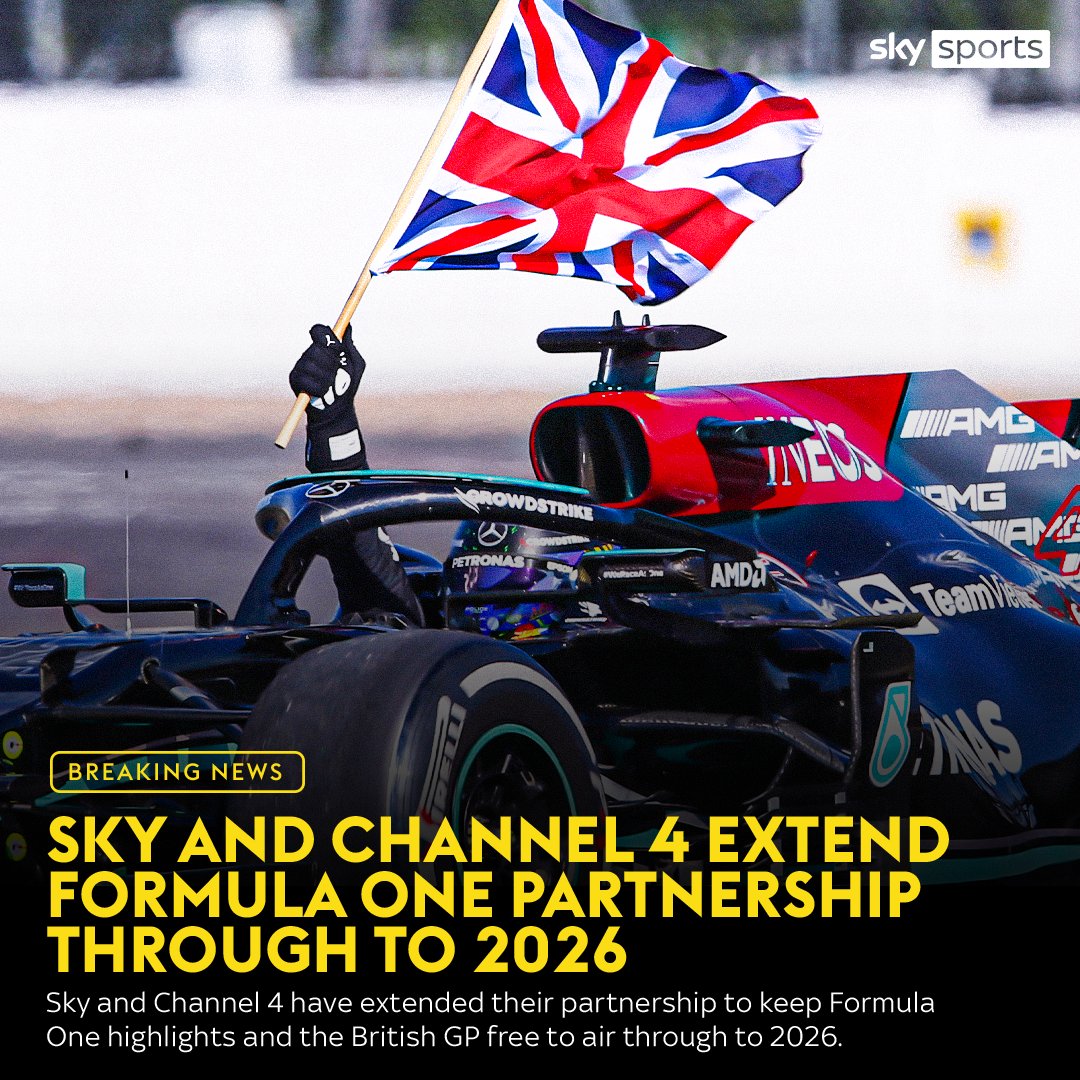 F1 New TV deal for British Formula 1 fans