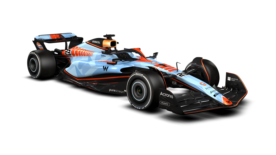 Williams special fan designed livery