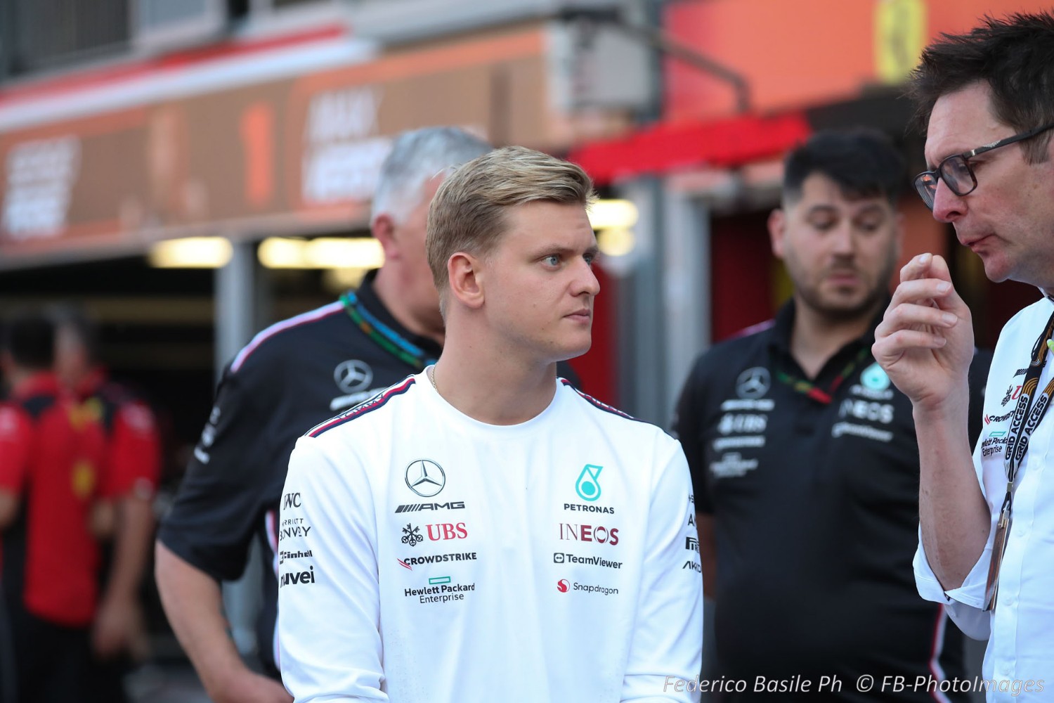 Mick Schumacher (GER), Mercedes AMG test driver, former driver at Haas F1 Team, during the Monaco GP, 25-28 May 2023 at Montecarlo, Formula 1 World championship 2023.