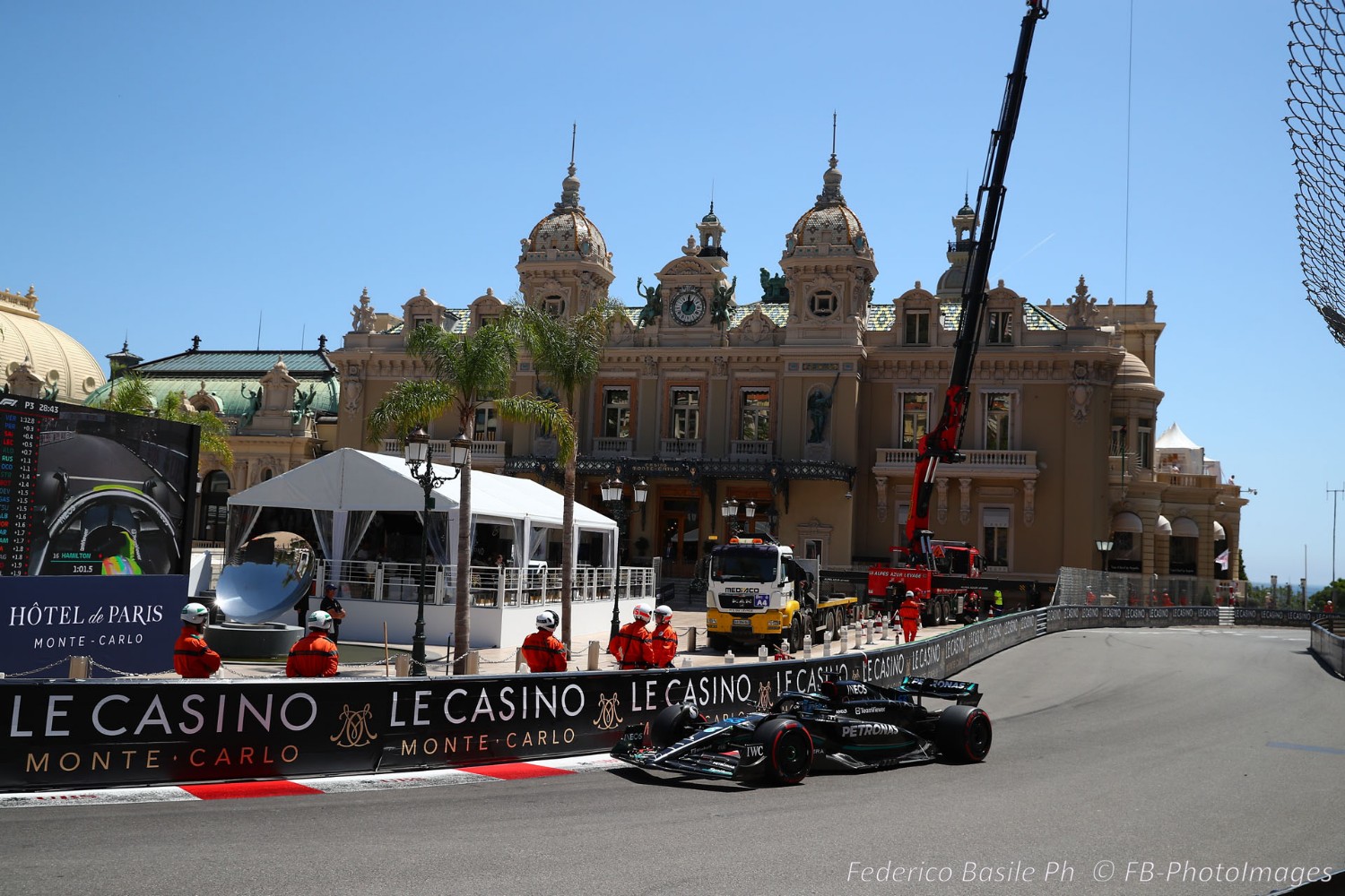 #63 George Russell, Mercedes during the Monaco GP, 25-28 May 2023 at Monte carlo, Formula 1 World championship 2023.