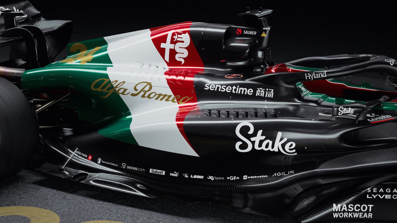 Alfa Romeo F1 Team Stake will pay tribute to the launch of Alfa Romeo’s latest fuoriserie car, the new 33 Stradale, with a head-turning livery for its C43 cars at the Italian Grand Prix