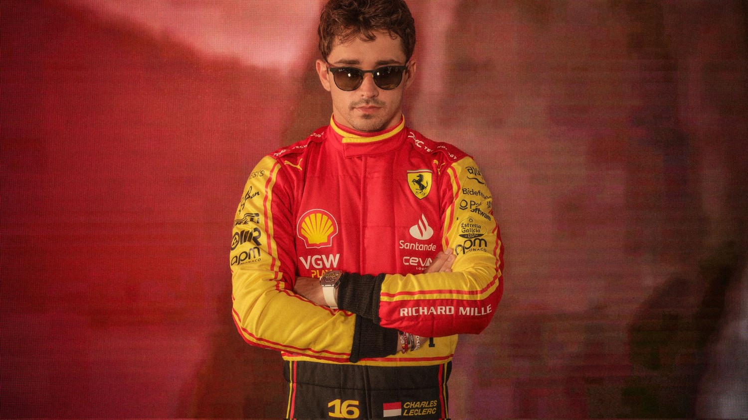 Charles Leclerc - Ferrari livery for the 2023 Italian GP at Monza