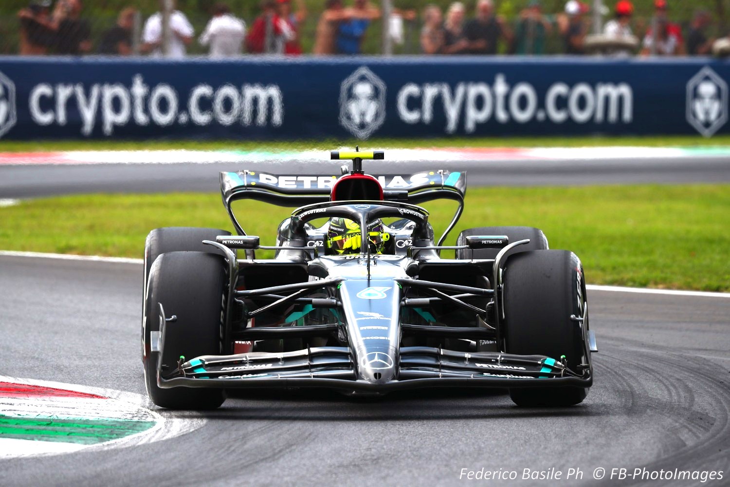 #44 Lewis Hamilton, (GRB) AMG Mercedes Ineos during the Italian GP, Monza 31 August-3 September 2023 Formula 1 World championship 2023.