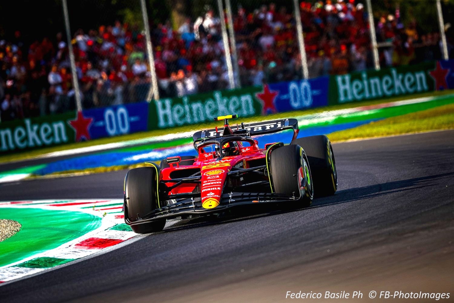 #55 Carlos Sainz, (ESP) Scuderia Ferrari during the Italian GP, Monza 31 August-3 September 2023 Formula 1 World championship 2023.