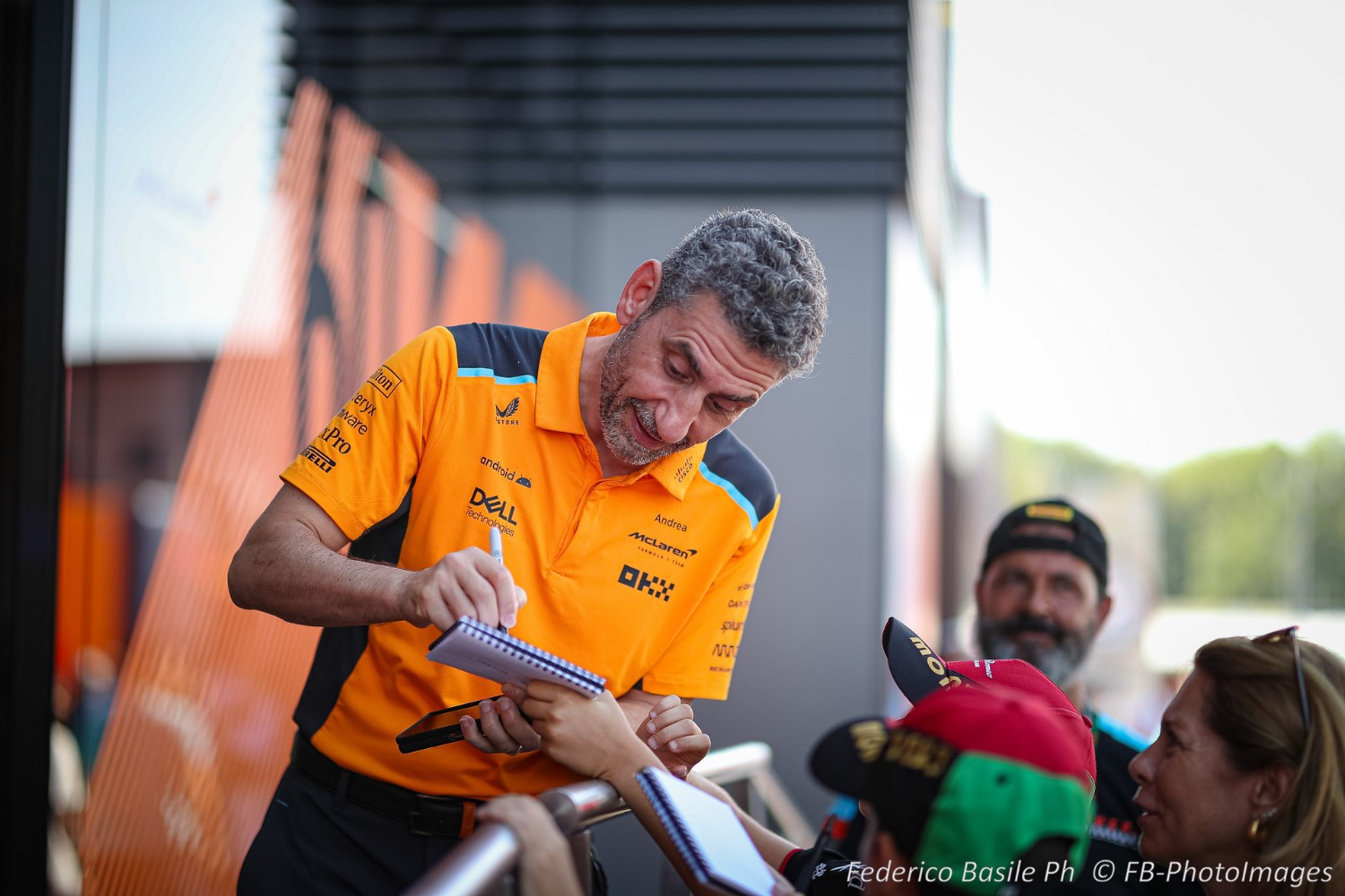 Andrea Stella Team Principal McLaren Mercedes during the Italian GP, Monza 31 August-3 September 2023 Formula 1 World championship 2023.