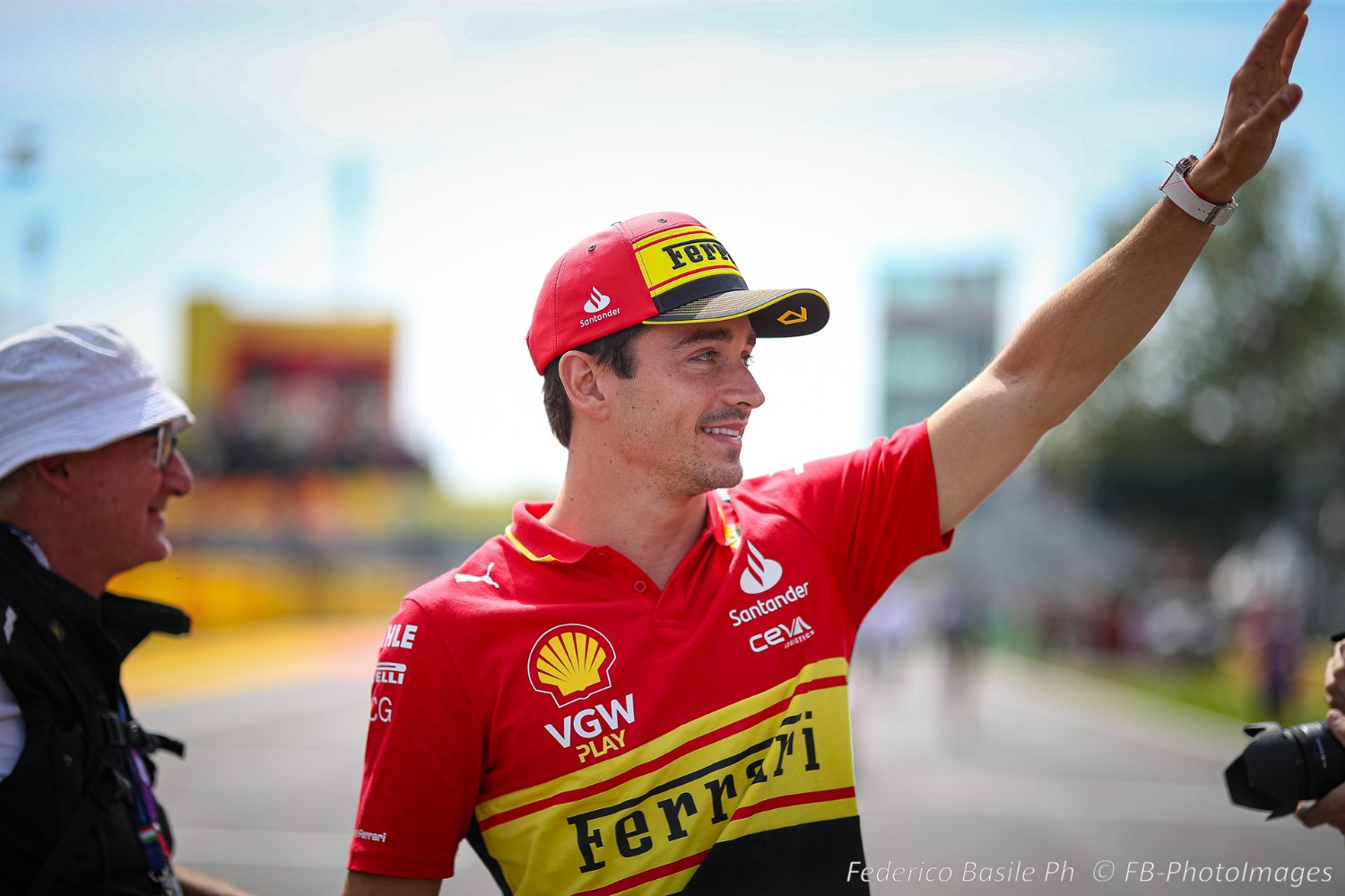 #16 Charles Leclerc, (MON) Scuderia Ferrari during the Italian GP, Monza 31 August-3 September 2023 Formula 1 World championship 2023.