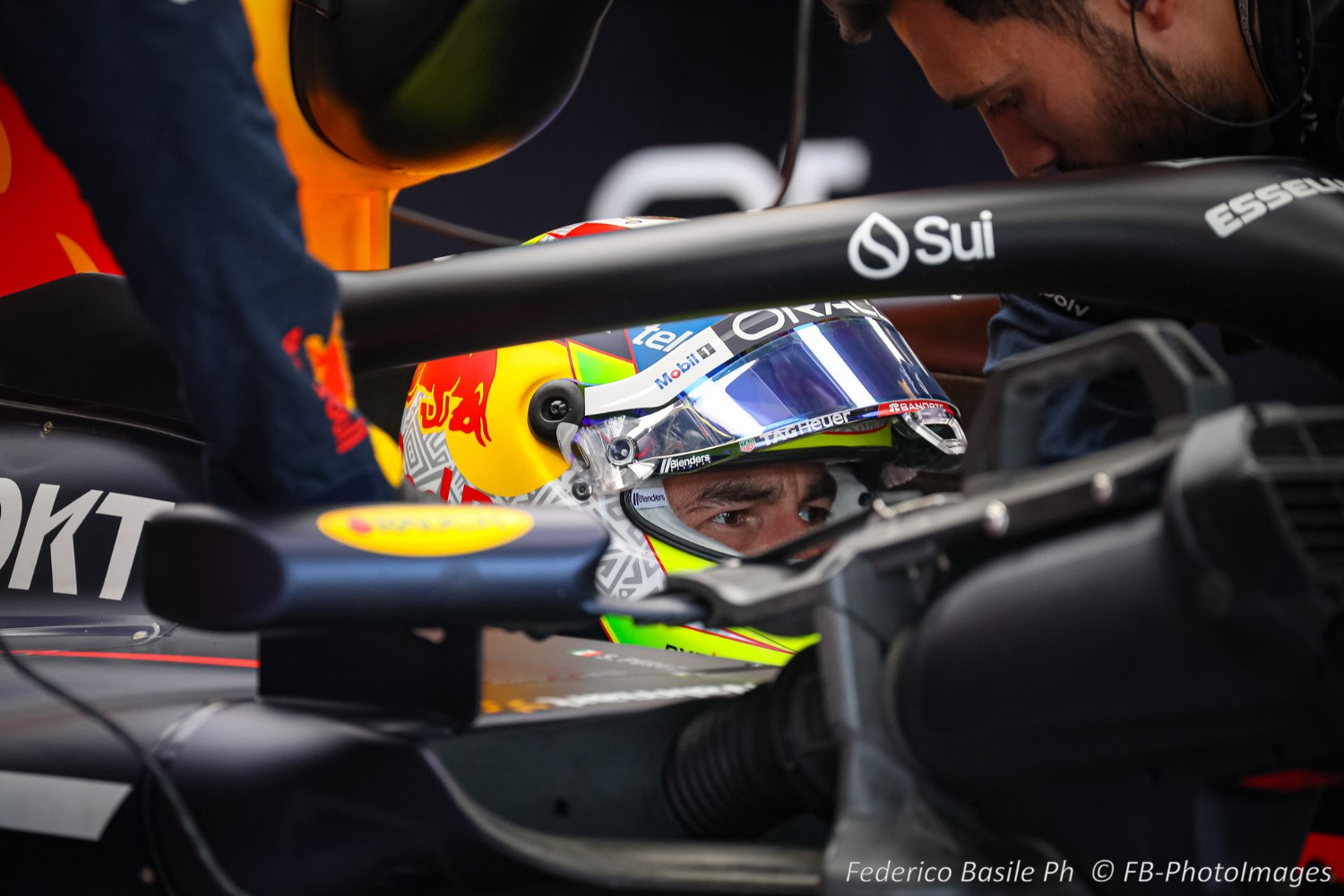 #11 Sergio Perez, (MEX) Oracle Red Bull Racing, Honda during the Italian GP, Monza 31 August-3 September 2023 Formula 1 World championship 2023.