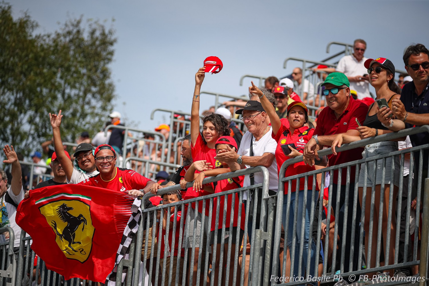 Fans at the Italian GP, Monza 31 August-3 September 2023 Formula 1 World championship 2023.