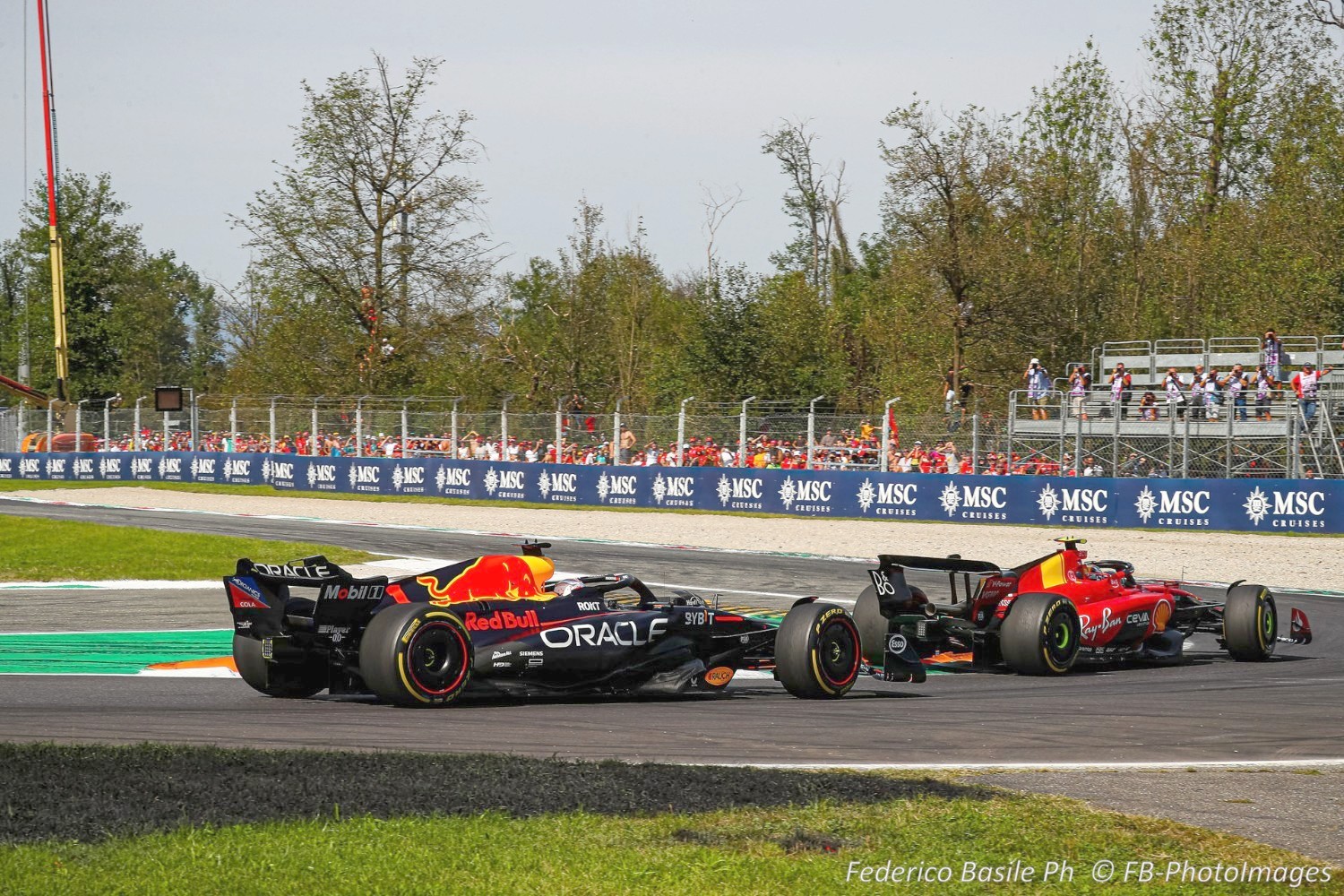 #1 Max Verstappen, (NED) Oracle Red Bull Racing, Honda during the Italian GP, Monza 31 August-3 September 2023 Formula 1 World championship 2023.