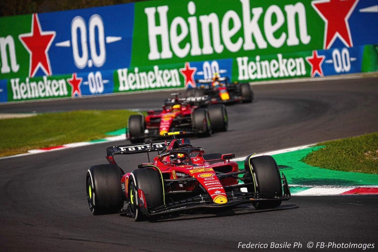 #55 Carlos Sainz, (ESP) Scuderia Ferrari during the Italian GP, Monza 31 August-3 September 2023 Formula 1 World championship 2023.