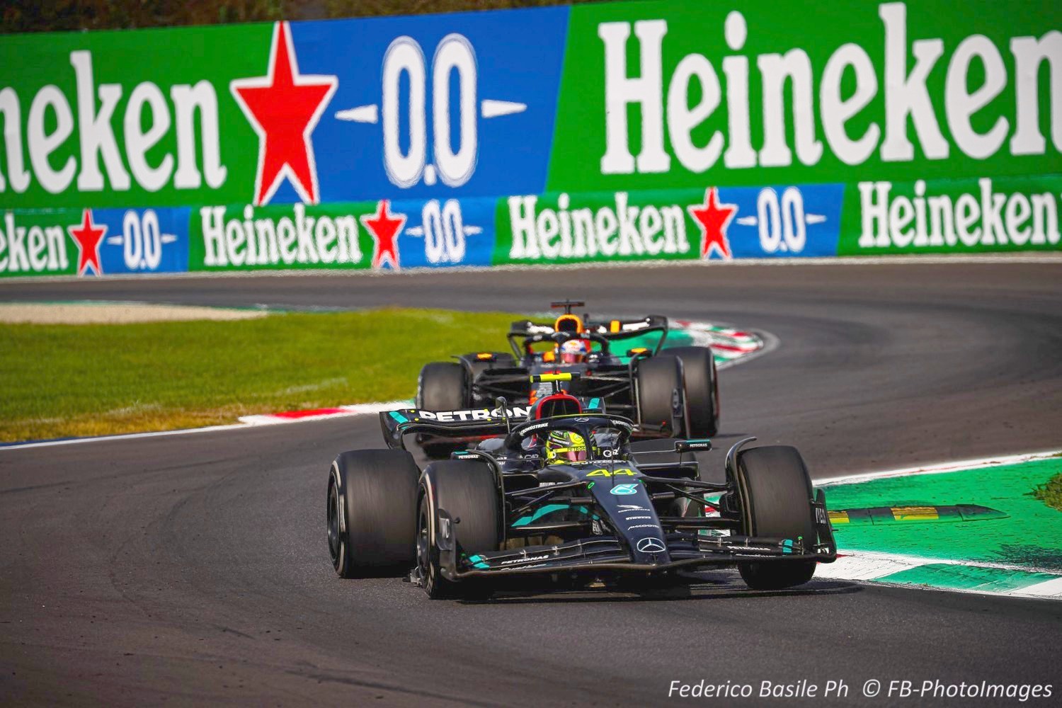 #44 Lewis Hamilton, (GRB) AMG Mercedes Ineos during the Italian GP, Monza 31 August-3 September 2023 Formula 1 World championship 2023.