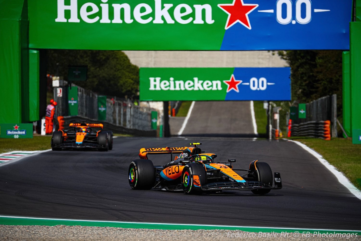 #4 Lando Norris, (GRB) McLaren Mercedes during the Italian GP, Monza 31 August-3 September 2023 Formula 1 World championship 2023.