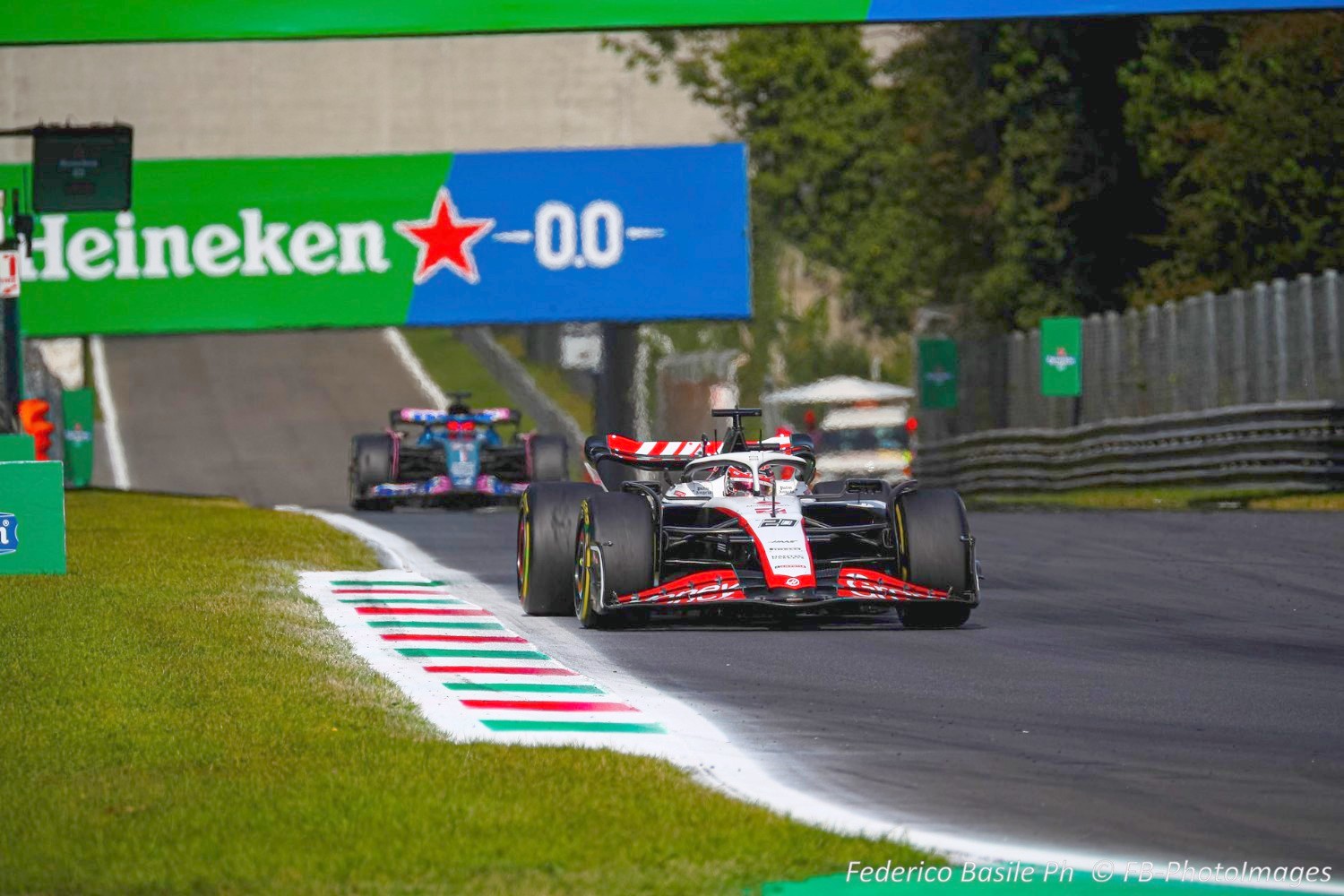 #20 Kevin Magnussen, (DAN) Haas F1 Team during the Italian GP, Monza 31 August-3 September 2023 Formula 1 World championship 2023.