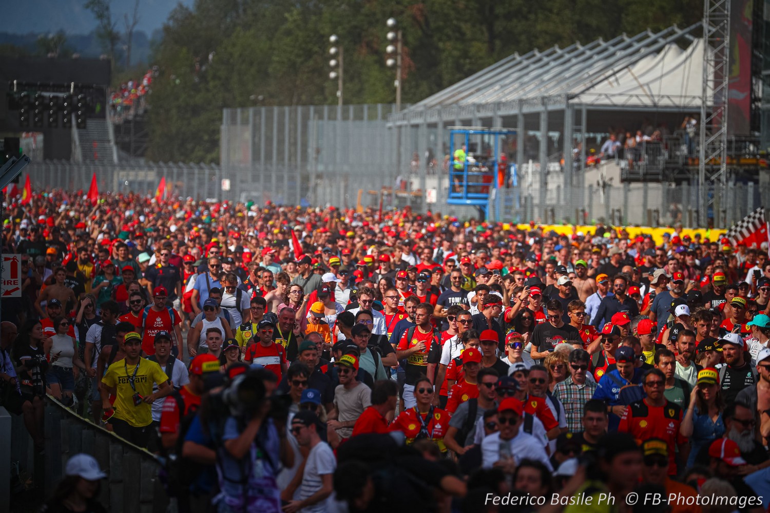 Public/Tifosi/Fan/Grandstand during the Italian GP, Monza 31 August-3 September 2023 Formula 1 World championship 2023.