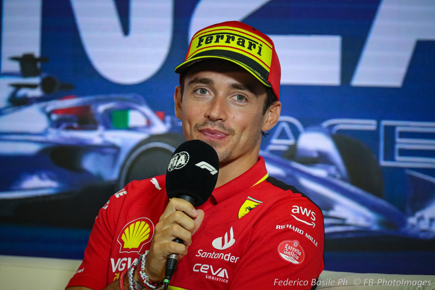 #16 Charles Leclerc, (MON) Scuderia Ferrari during the Italian GP, Monza 31 August-3 September 2023 Formula 1 World championship 2023.