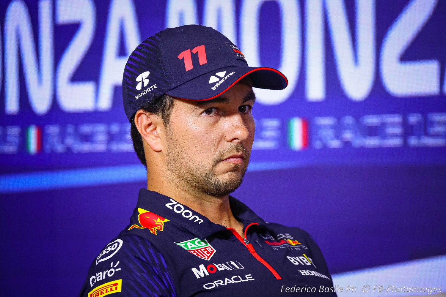 #11 Sergio Perez, (MEX) Oracle Red Bull Racing, Honda during the Italian GP, Monza 31 August-3 September 2023 Formula 1 World championship 2023.