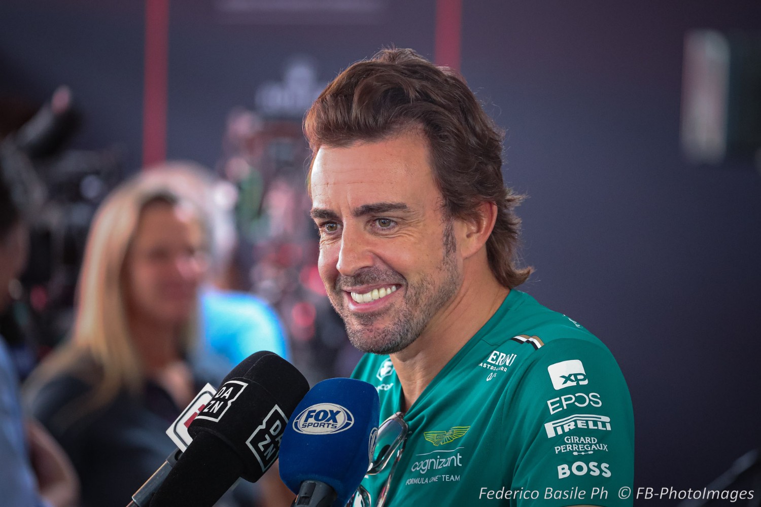 #14 Fernando Alonso, (ESP) Aramco Aston Martin Mercedes during the Italian GP, Monza 31 August-3 September 2023 Formula 1 World championship 2023.