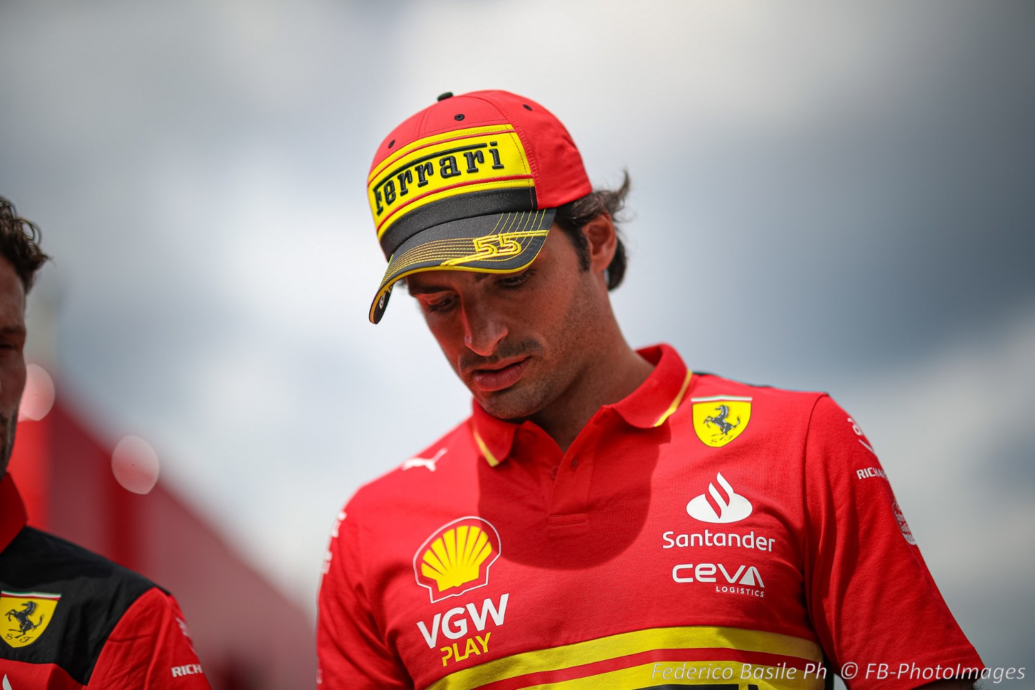 #55 Carlos Sainz, (ESP) Scuderia Ferrari during the Italian GP, Monza 31 August-3 September 2023 Formula 1 World championship 2023.