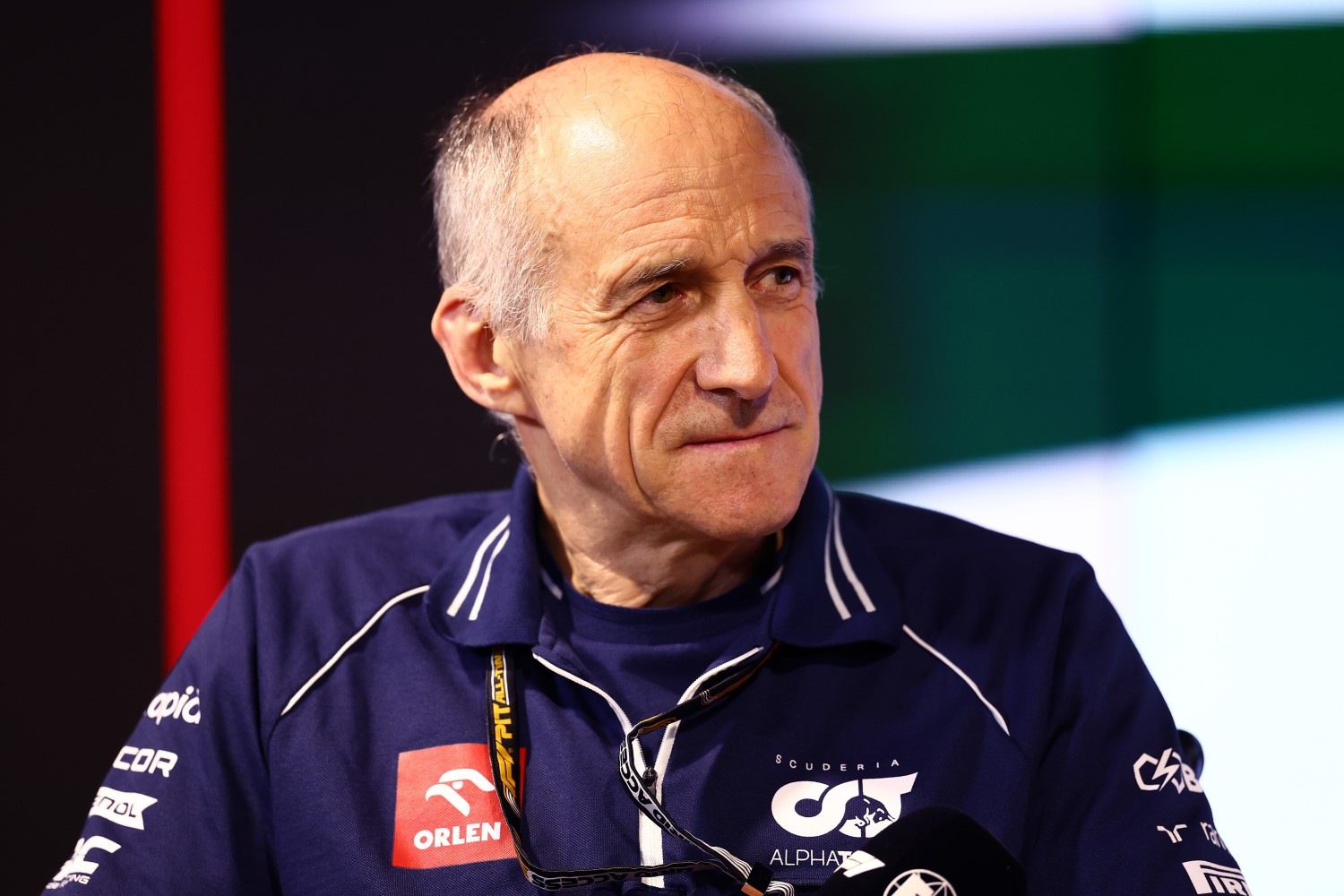 Scuderia AlphaTauri Team Principal Franz Tost attends the Team Principals Press Conference during practice ahead of the F1 Grand Prix of Saudi Arabia at Jeddah Corniche Circuit on March 17, 2023 in Jeddah, Saudi Arabia. (Photo by Bryn Lennon/Getty Images) // Getty Images / Red Bull Content Pool