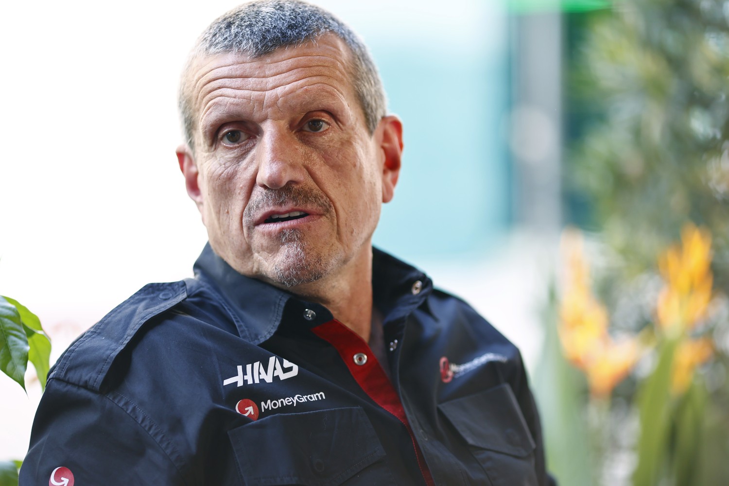 Guenther Steiner, Team Principal, Haas F1 Team, speaks to reporters during the Singapore GP at Marina Bay Street Circuit on Thursday September 14, 2023 in Singapore, Singapore. (Photo by Andy Hone / LAT Images)
