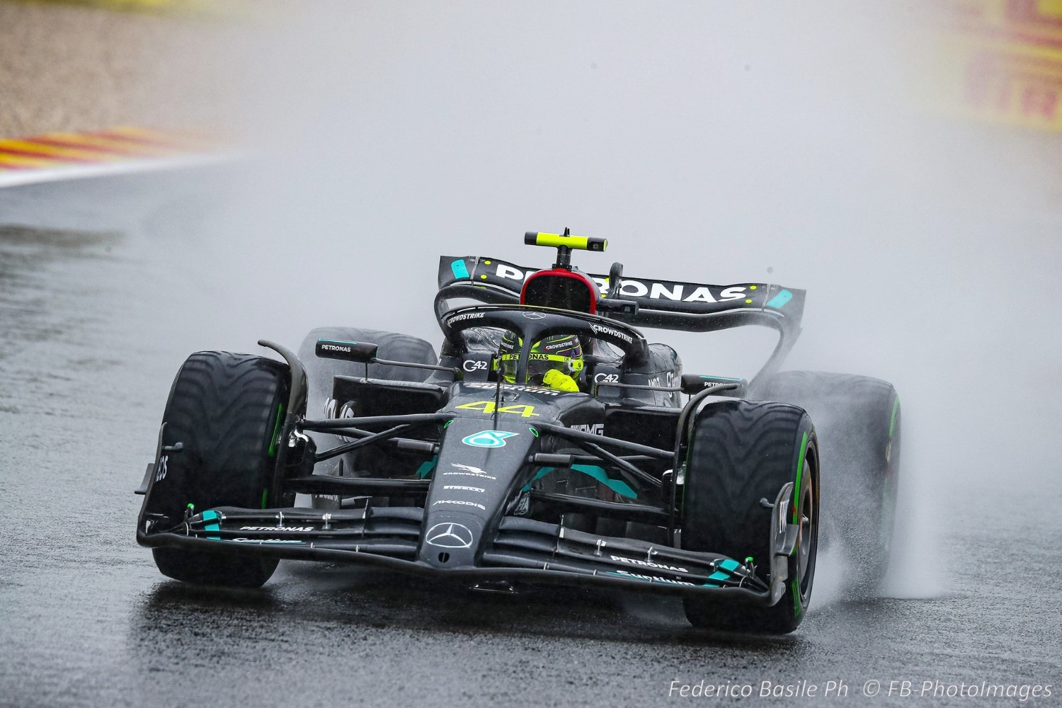 #44 Lewis Hamilton, (GRB) AMG Mercedes Ineos during the Belgian GP, Spa-Francorchamps 27-30 July 2023 Formula 1 World championship 2023.