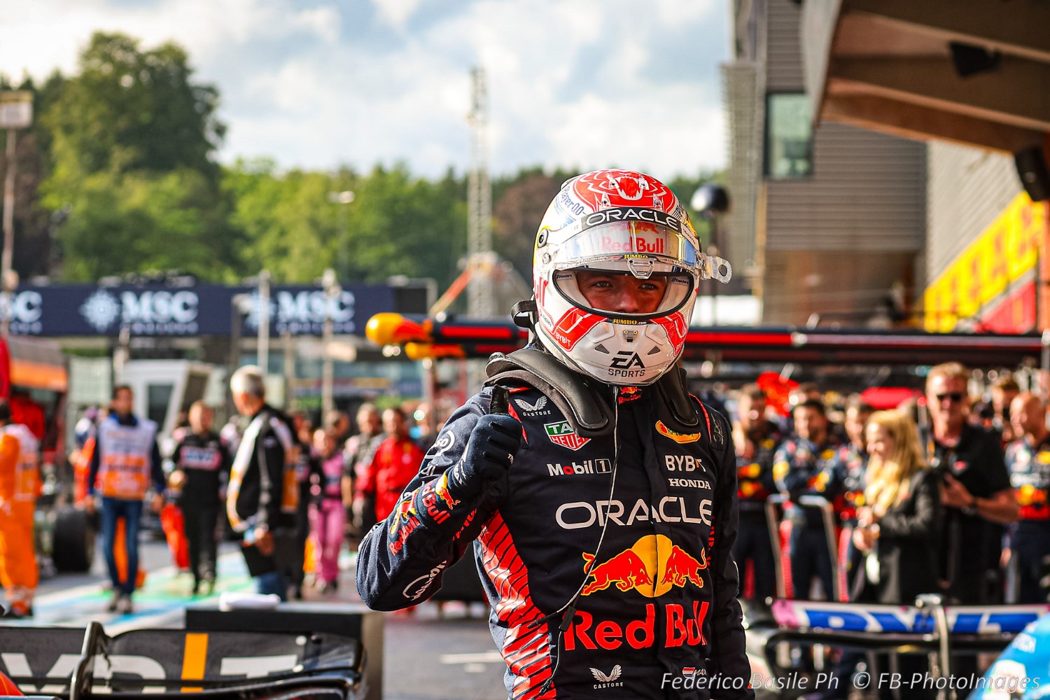 #1 Max Verstappen, (NED) Oracle Red Bull Racing, Honda during the Belgian GP, Spa-Francorchamps 27-30 July 2023 Formula 1 World championship 2023.