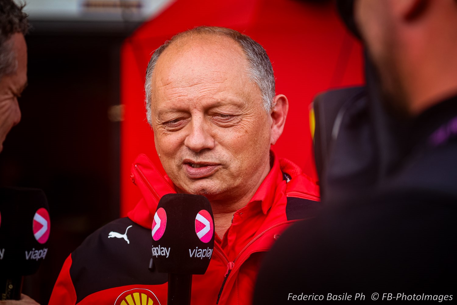 Frederic Vasseur Team Principal of the Scuderia Ferrari during the Belgian GP, Spa-Francorchamps 27-30 July 2023 Formula 1 World championship 2023.