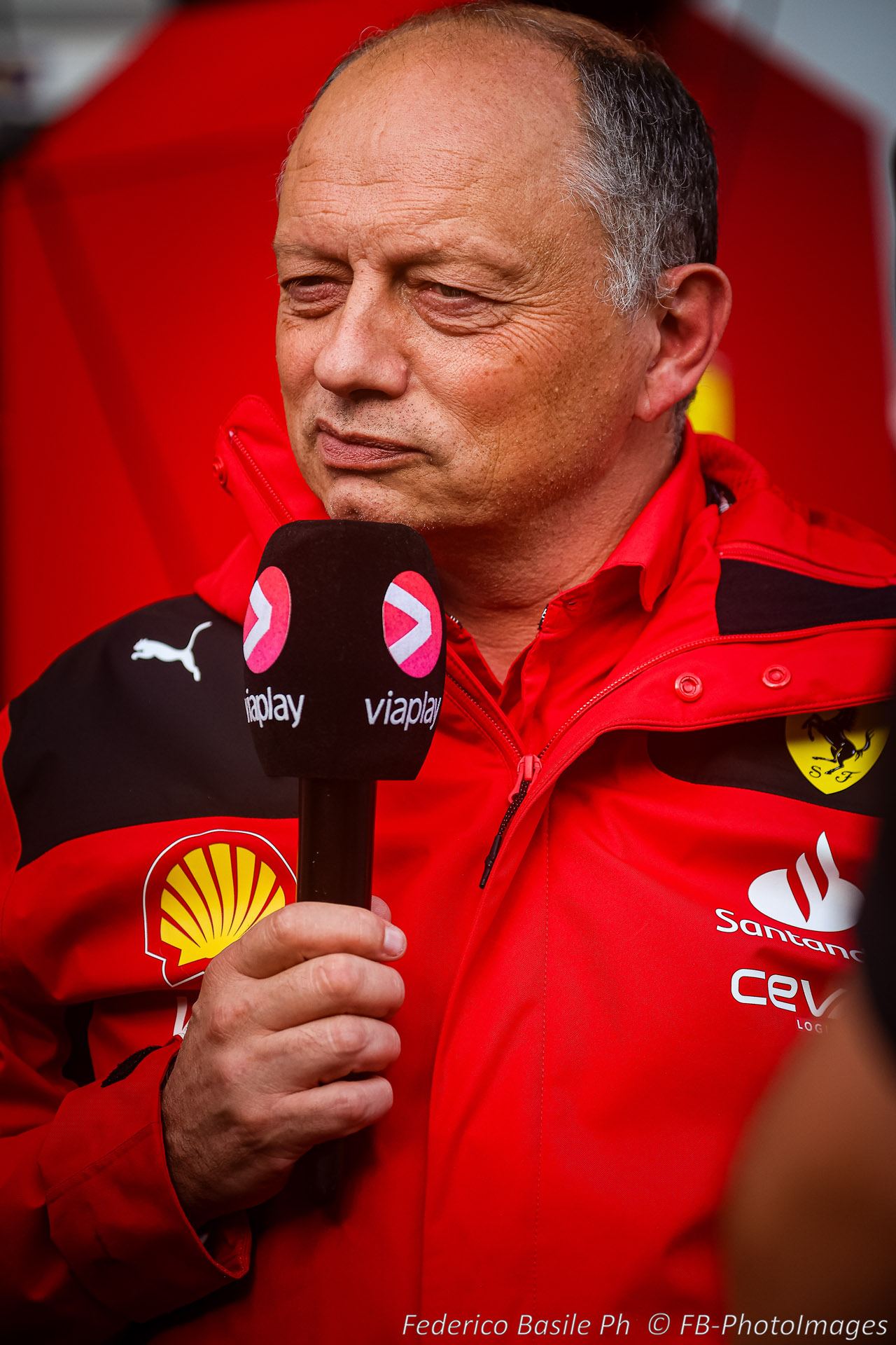 Frederic Vasseur Team Principal of the Scuderia Ferrari during the Belgian GP, Spa-Francorchamps 27-30 July 2023 Formula 1 World championship 2023.