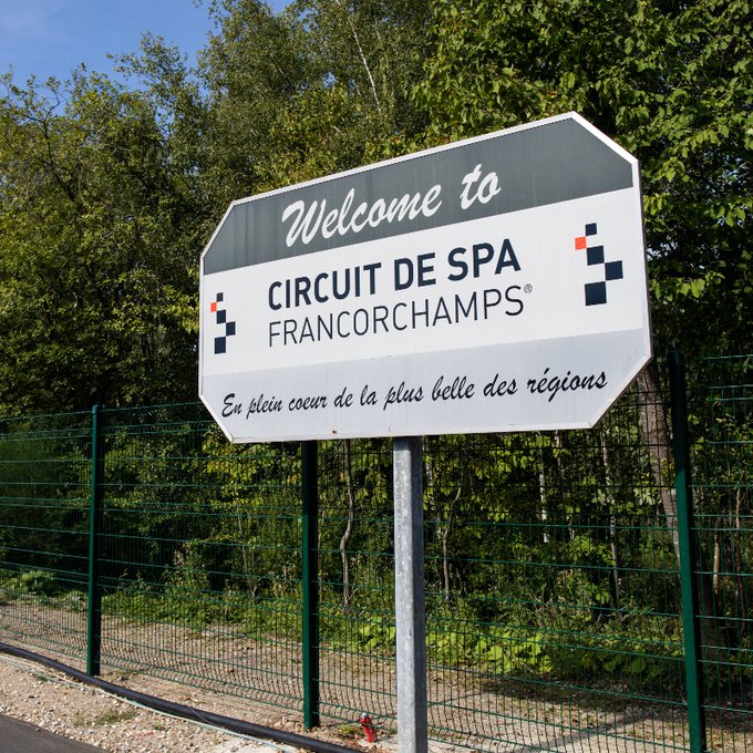 Spa Francorchamps sign