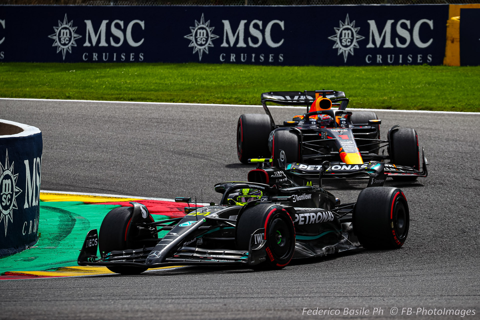 #44 Lewis Hamilton, (GRB) AMG Mercedes Ineos during the Belgian GP, Spa-Francorchamps 27-30 July 2023 Formula 1 World championship 2023.