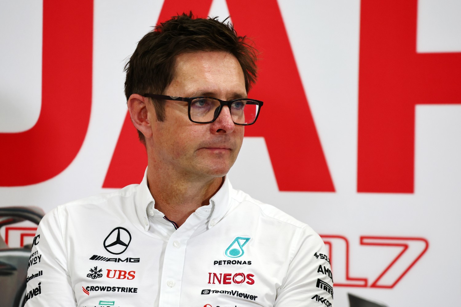 Andrew Shovlin 2023 Japanese Grand Prix, Friday - LAT Images for Mercedes