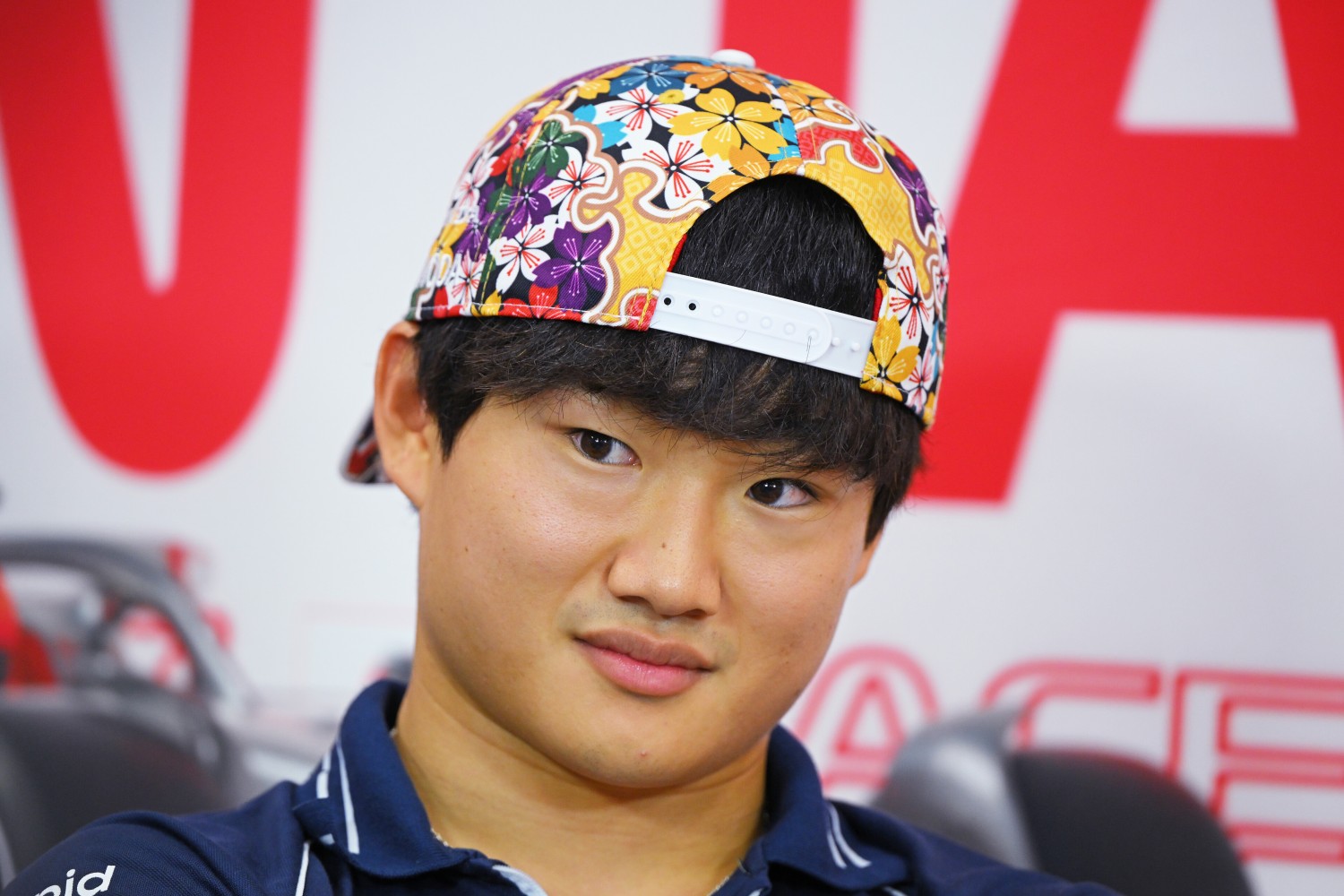 Yuki Tsunoda of Japan and Scuderia AlphaTauri attends the Drivers Press Conference during previews ahead of the F1 Grand Prix of Japan at Suzuka International Racing Course on September 21, 2023 in Suzuka, Japan. (Photo by Clive Mason/Getty Images) // Getty Images / Red Bull Content Pool