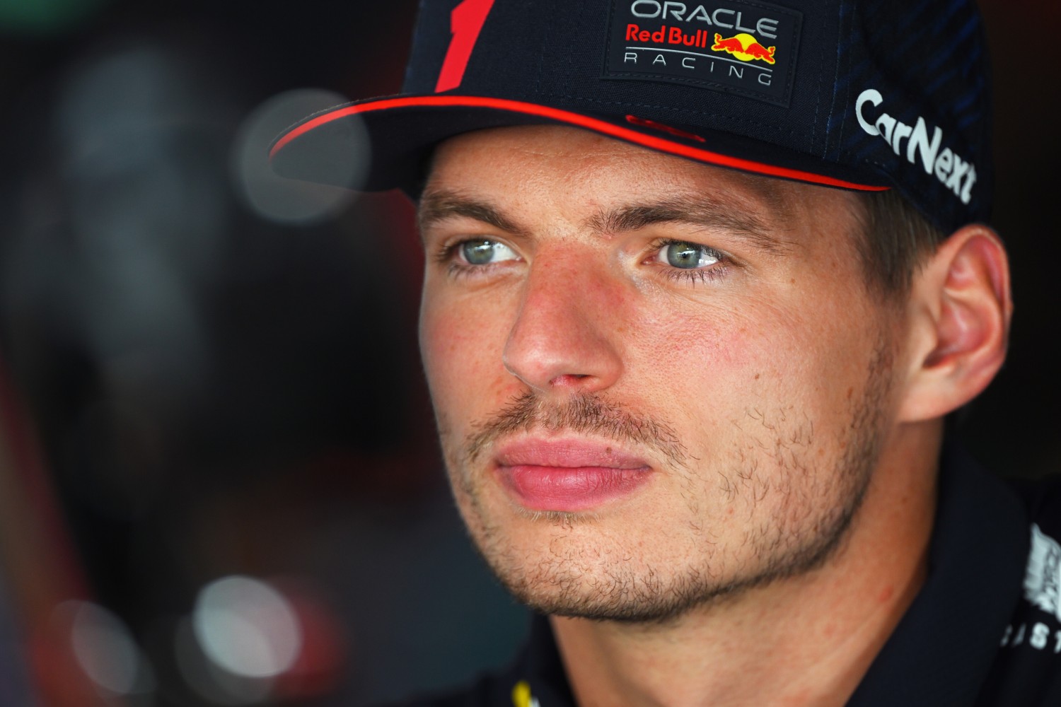 Max Verstappen of the Netherlands and Oracle Red Bull Racing talks to the media in the Paddock during previews ahead of the F1 Grand Prix of Japan at Suzuka International Racing Course on September 21, 2023 in Suzuka, Japan. (Photo by Clive Mason/Getty Images) // Getty Images / Red Bull Content Pool