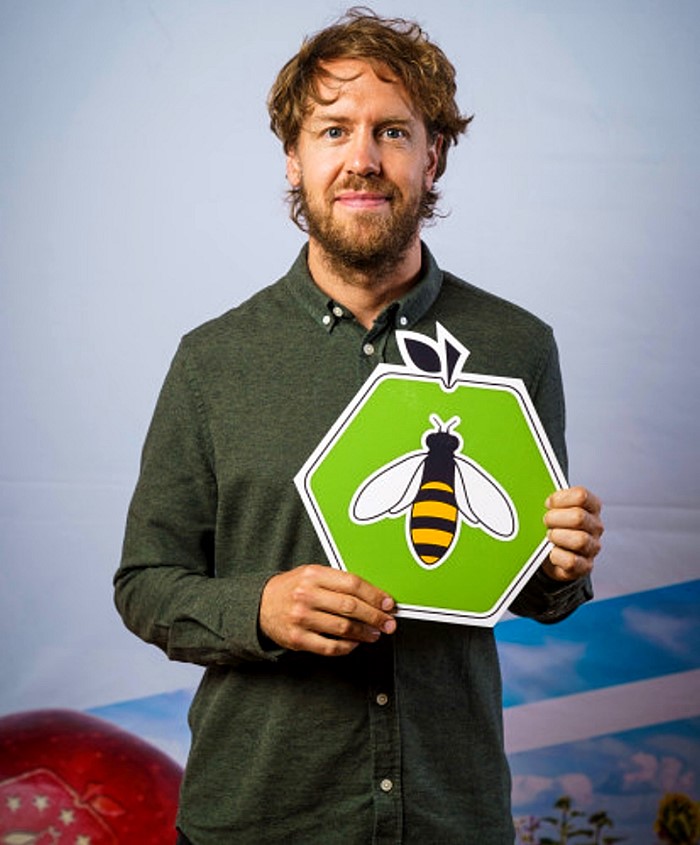 Sebastian Vettel was in Suzuka Thursday to make Bee Houses - the tree huggers latest passion. Let's hope fans and drivers don't get get stung outside Turn 2