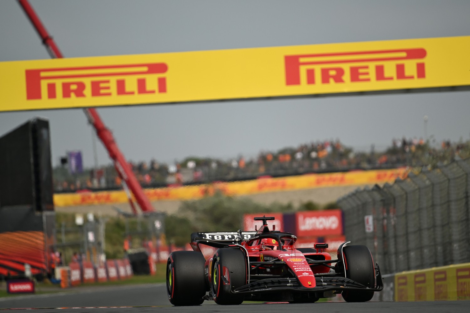 Charles Leclerc, Ferrari SF-23 during the Dutch GP at Circuit Zandvoort on Friday August 25, 2023 in North Holland, Netherlands. (Photo by Simon Galloway / LAT Images)